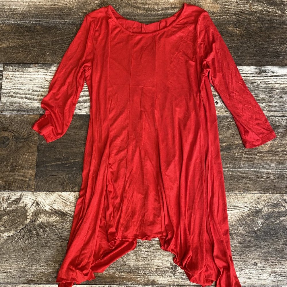 Red Sharkbite Tunic
